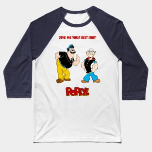 Popeye and Bluto Baseball T-Shirt